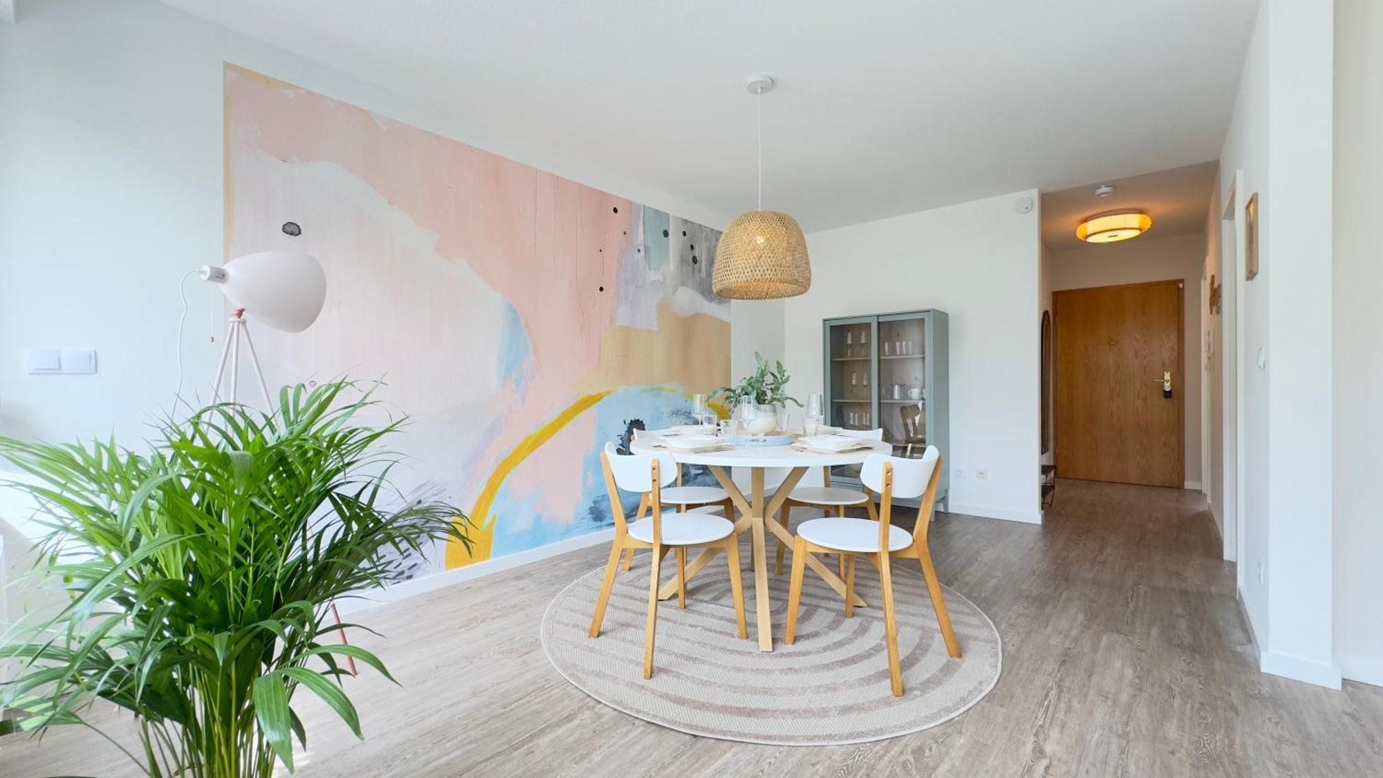 Fewo Am Park - 4P, Boxspringbett, Balkon, Smarttv, Gesundbrunnen, Familienfreundlich Halle  Exterior photo